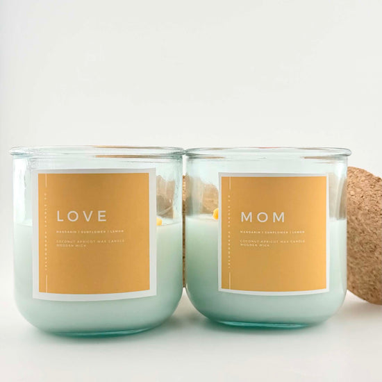 MOTHERS DAY CANDLE - MANDARIN - SUNFLOWER - LEMON