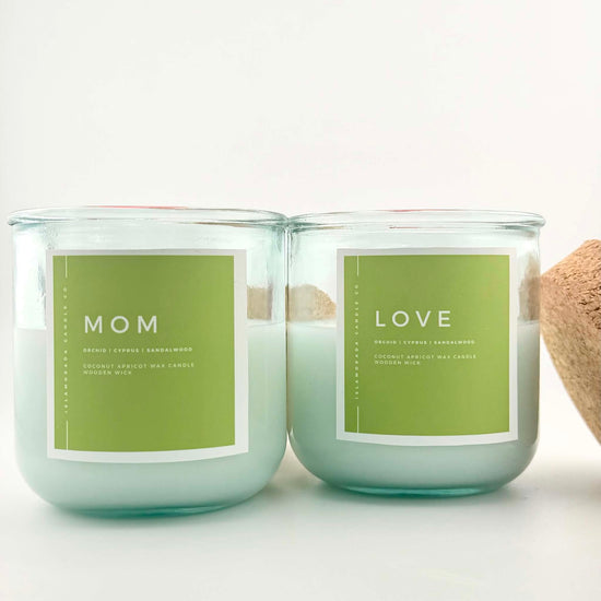 MOTHERS DAY CANDLE - ORCHID - CYPRESS - SANDALWOOD